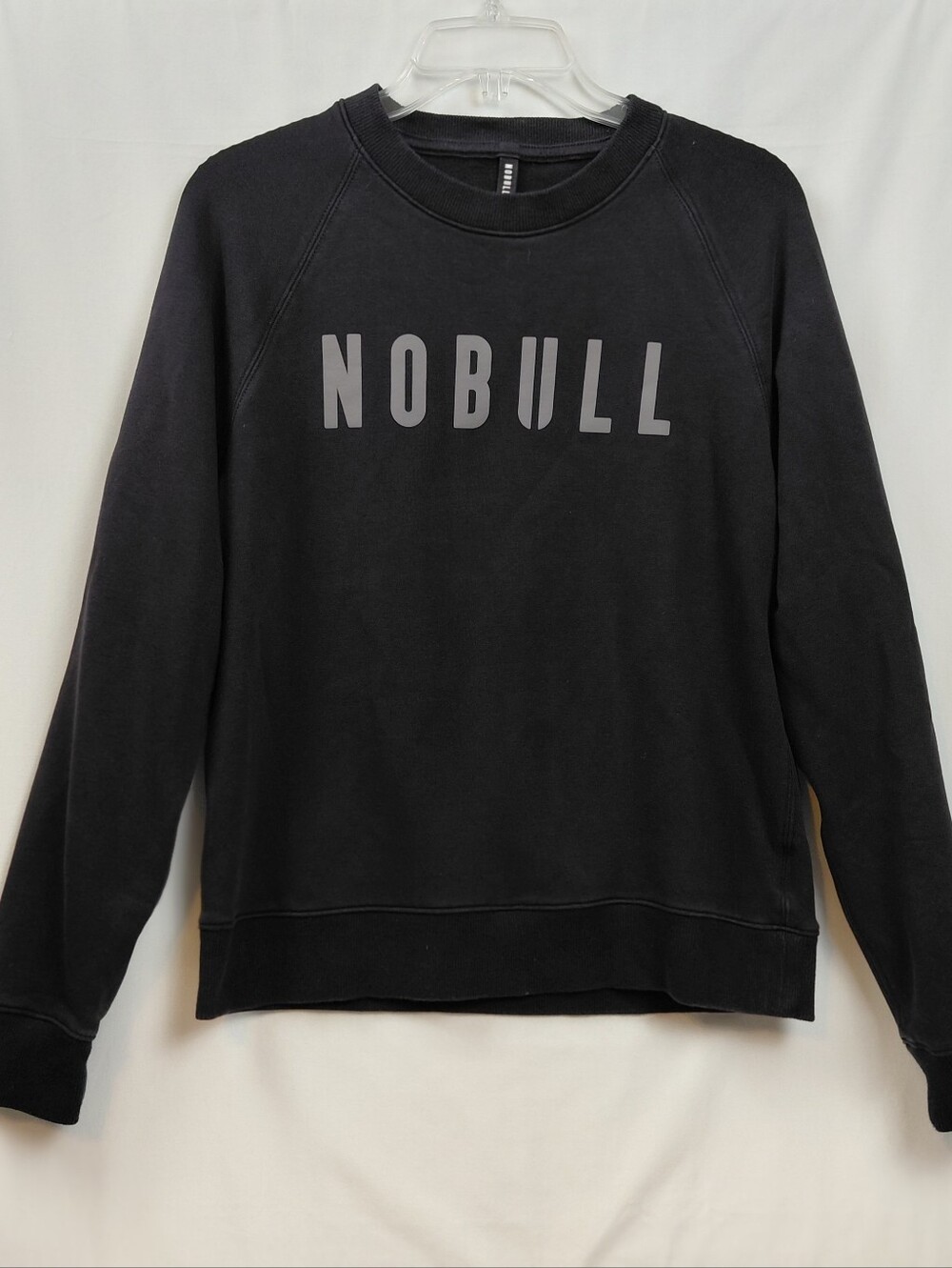 NOBULL Soft French Terry Crewneck Sweatshirt Women's Size Medium Black